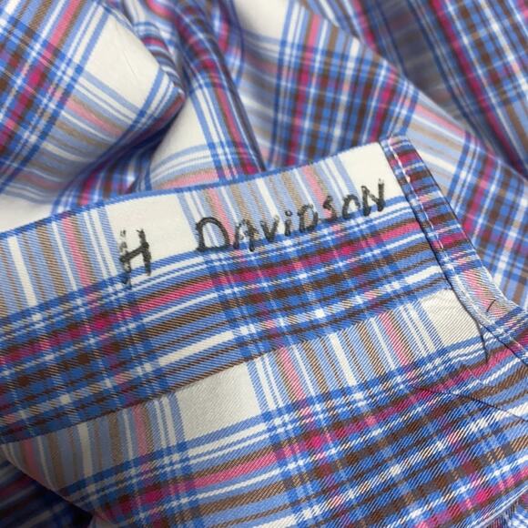 Peter Millar Long Sleeve Button Down Top L - Picture 7 of 7